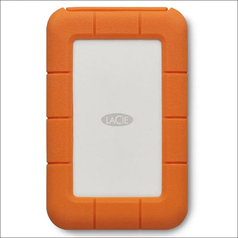 LaCie Rugged USB-C, 5TB, Portable External Hard Drive, Drop, Shock, Dust, Rain Resistant, for Mac & PC, 3 Year Rescue Services (STFR5000800)
