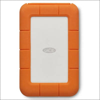 LaCie Rugged USB-C, 5TB, Portable External Hard Drive, Drop, Shock, Dust, Rain Resistant, for Mac & PC, 3 Year Rescue Services (STFR5000800)