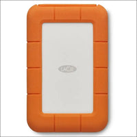 LaCie Rugged USB-C, 5TB, Portable External Hard Drive, Drop, Shock, Dust, Rain Resistant, for Mac & PC, 3 Year Rescue Services (STFR5000800)