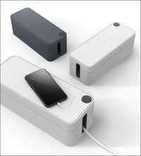 Large Grey Durable Cable Box
