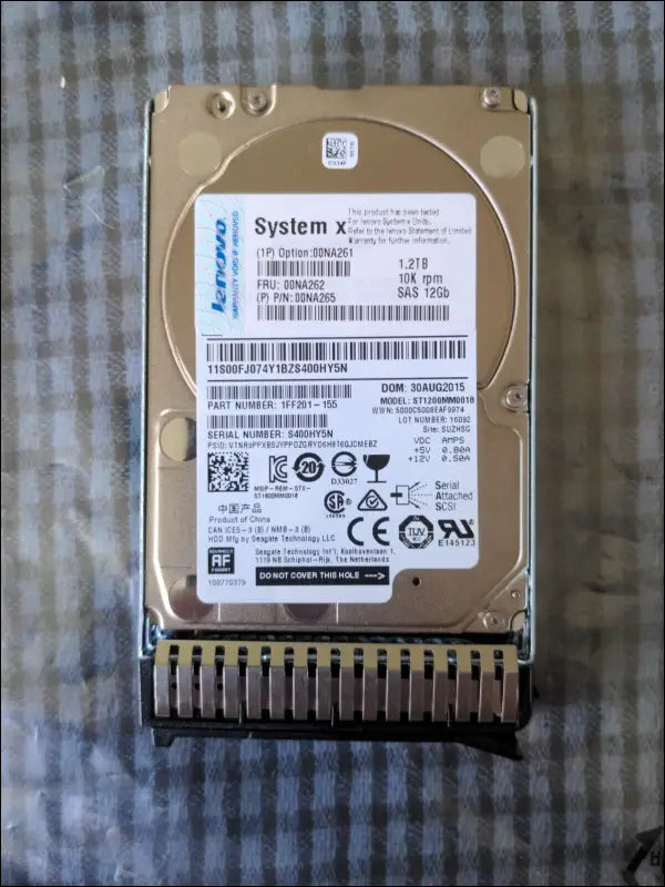 Lenovo 2.5" 1.2TB 10k SAS