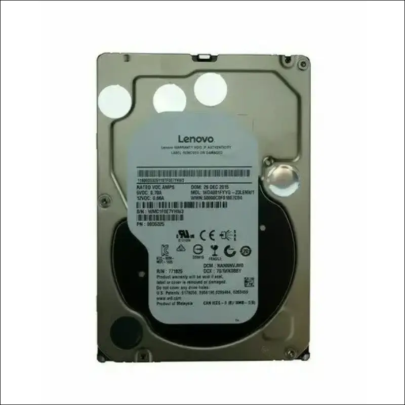 Lenovo WD4001FYYG-23LENW1 4TB 7.2K SAS 6GB/s 3.5” Hard Drive WD RE WD4001FYYG
