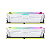 Lexar ARES RGB DDR5 RAM 32GB Kit (2x16GB) 6000MHz, CL30-36-36-68 DRAM 288-Pin UDIMM Desktop Memory, PC Gaming Memory Supports XMP 3.0/AMD Expo, 1.35V (LD5BU016G-R6000GDLA)