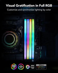 Lexar ARES RGB DDR5 RAM 32GB Kit (2x16GB) 6000MHz, CL30-36-36-68 DRAM 288-Pin UDIMM Desktop Memory, PC Gaming Memory Supports XMP 3.0/AMD Expo, 1.35V (LD5BU016G-R6000GDLA)