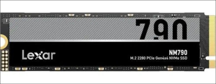 Lexar LNM790X001T-RNNNG Internal SSD 1TB M.2 2280 PCIe Gen 4x4 NVMe SSD up to 74