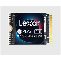 Lexar LNMPLAY001T-RNNNG Internal SSD Play 1TB M.2 2230 PCIe Gen 4x4 NVMe SSD up