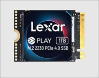 Lexar LNMPLAY001T-RNNNG Internal SSD Play 1TB M.2 2230 PCIe Gen 4x4 NVMe SSD up