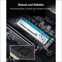 Lexar NM610PRO 1TB SSD, M.2 2280 PCIe Gen3x4 NVMe 1.4 Internal, Up to 3300 MB/s Read, 2600 Writes, Internal 3D NAND Flash Solid State Drive for Laptop, Desktop Computer, PC