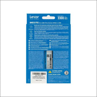Lexar NM610PRO 1TB SSD, M.2 2280 PCIe Gen3x4 NVMe 1.4 Internal, Up to 3300 MB/s Read, 2600 Writes, Internal 3D NAND Flash Solid State Drive for Laptop, Desktop Computer, PC