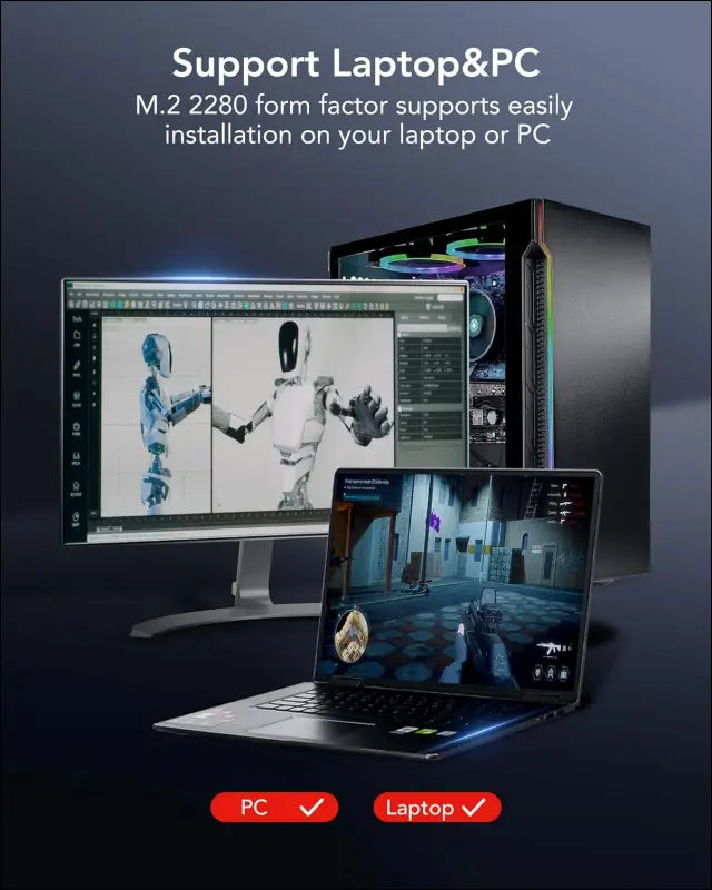 Lexar NM610PRO 1TB SSD, M.2 2280 PCIe Gen3x4 NVMe 1.4 Internal, Up to 3300 MB/s Read, 2600 Writes, Internal 3D NAND Flash Solid State Drive for Laptop, Desktop Computer, PC