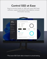 Lexar NM610PRO 1TB SSD, M.2 2280 PCIe Gen3x4 NVMe 1.4 Internal, Up to 3300 MB/s Read, 2600 Writes, Internal 3D NAND Flash Solid State Drive for Laptop, Desktop Computer, PC