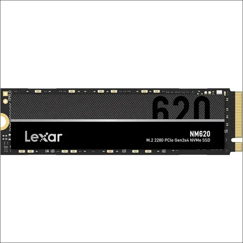 Lexar NM620 256GB SSD, M.2 2280 PCIe Gen3x4 NVMe 1.4 Internal SSD, Up to 3500MB/s Read, 1300MB/s Write, 3D NAND Flash Internal Solid State Drive for PC Enthusiasts and Gamers...