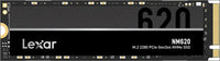 Lexar NM620 256GB SSD, M.2 2280 PCIe Gen3x4 NVMe 1.4 Internal SSD, Up to 3500MB/s Read, 1300MB/s Write, 3D NAND Flash Internal Solid State Drive for PC Enthusiasts and Gamers...