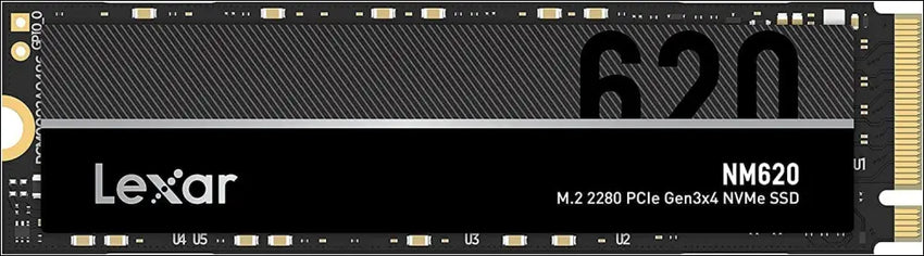 Lexar NM620 256GB SSD, M.2 2280 PCIe Gen3x4 NVMe 1.4 Internal SSD, Up to 3500MB/s Read, 1300MB/s Write, 3D NAND Flash Internal Solid State Drive for PC Enthusiasts and Gamers...