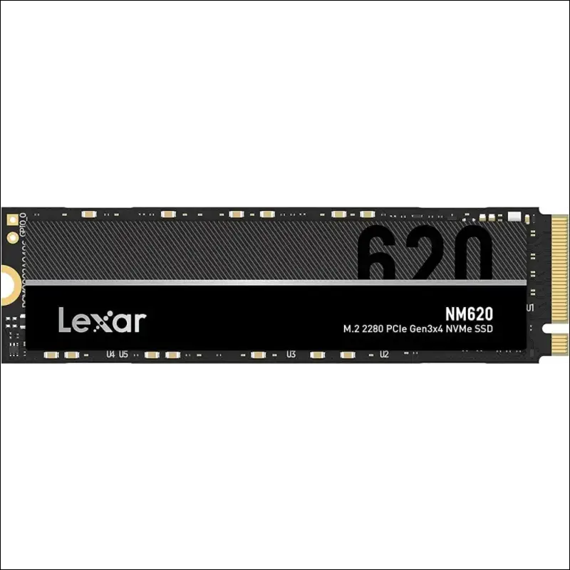 Lexar NM620 256GB SSD, M.2 2280 PCIe Gen3x4 NVMe 1.4 Internal SSD, Up to 3500MB/s Read, 1300MB/s Write, 3D NAND Flash Internal Solid State Drive for PC Enthusiasts and Gamers...