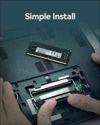 Lexar SODIMM 8GB DDR4 RAM, 3200 MHz, 260-Pin DDR4 SODIMM Laptop Ram, High-Performance SO-DIMM, PC Laptop Computer Memory (LD4AS008G-B3200ASST)
