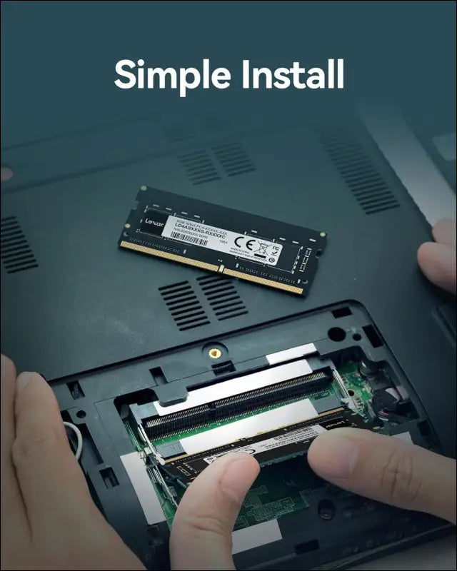 Lexar SODIMM 8GB DDR4 RAM, 3200 MHz, 260-Pin DDR4 SODIMM Laptop Ram, High-Performance SO-DIMM, PC Laptop Computer Memory (LD4AS008G-B3200ASST)