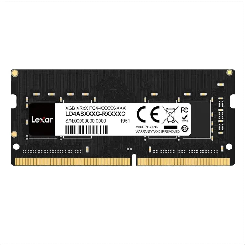 Lexar SODIMM 8GB DDR4 RAM, 3200 MHz, 260-Pin DDR4 SODIMM Laptop Ram, High-Performance SO-DIMM, PC Laptop Computer Memory (LD4AS008G-B3200ASST)