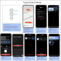 LEYF Intelligent WiFi Curtain Switch, Shutter Switch, Compatible with Alexa & Google Home, Tuya/Smart Life App, Voice Controlled Home Motor, White