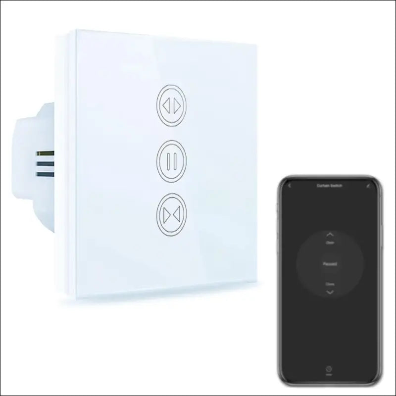 LEYF Intelligent WiFi Curtain Switch, Shutter Switch, Compatible with Alexa & Google Home, Tuya/Smart Life App, Voice Controlled Home Motor, White