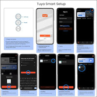 LEYF Intelligent WiFi Curtain Switch, Shutter Switch, Compatible with Alexa & Google Home, Tuya/Smart Life App, Voice Controlled Home Motor, White