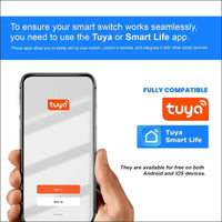 LEYF Intelligent WiFi Curtain Switch, Shutter Switch, Compatible with Alexa & Google Home, Tuya/Smart Life App, Voice Controlled Home Motor, White