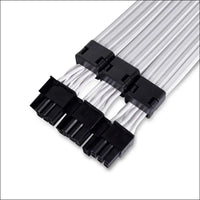 Lian Li Strimer plus V2 Triple 8 Pin (PW12-PV2) -Addressable RGB VGA Power Cable (No Controller Included) -For Triple 8 PIN GPU Connector, PW12-PV2 Black