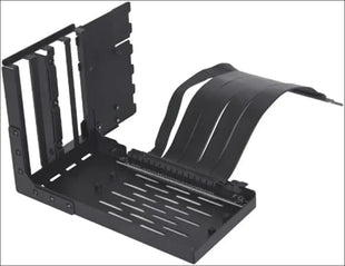 Lian Li VG4-4X Universal 4 Slots Vertical GPU Kit with Gen 4 Riser, Black