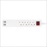 LogiLink SH0103 - Wi-Fi Smart Home Power Strip 3-Way (3X CEE 7/3) + 4X USB-A, Controllable via App, IP20, Tuya Compatible, Supports Amazon Alexa and Google Home, 1.70 m