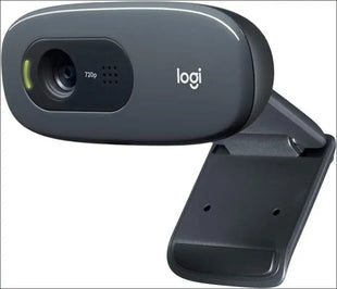 Logitech C270 HD Webcam, 720p/30fps, Widescreen Video Calling, Light Correction, Noise-Reducing Mic, Streaming for Skype, FaceTime, Hangouts, WebEx, PC/Mac/Laptop/MacBook/Tablet...