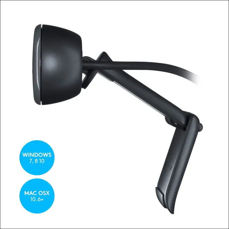 Logitech C270 HD Webcam, 720p/30fps, Widescreen Video Calling, Light Correction, Noise-Reducing Mic, Streaming for Skype, FaceTime, Hangouts, WebEx, PC/Mac/Laptop/MacBook/Tablet...