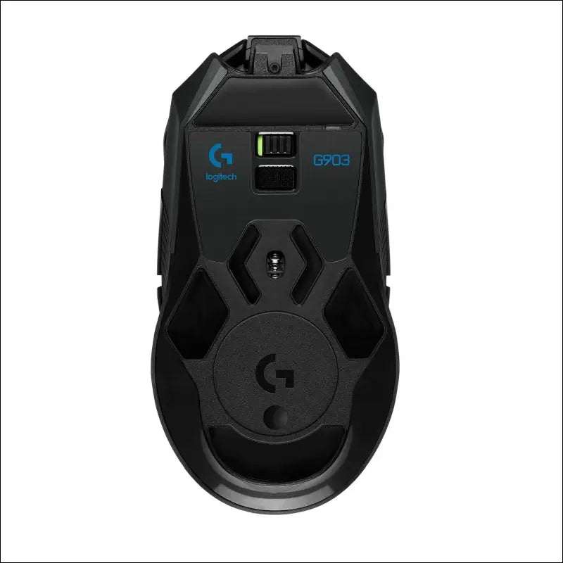 Logitech G903 Lightspeed Wireless Gaming Mouse, Hero 16K Sensor, 16000 DPI, RGB, Lightweight, Programmable Buttons, 140-Hour Battery Life, Rechargeable, Ambidextrous, PC/Mac, Black