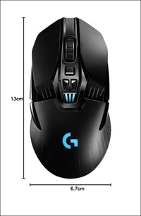 Logitech G903 Lightspeed Wireless Gaming Mouse, Hero 16K Sensor, 16000 DPI, RGB, Lightweight, Programmable Buttons, 140-Hour Battery Life, Rechargeable, Ambidextrous, PC/Mac, Black