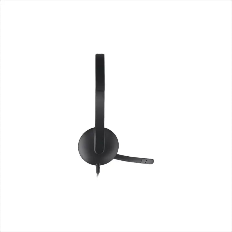 Logitech H340 Wired Headset, Stereo Headphones with Noise-Cancelling Microphone, USB, PC/Mac/Laptop - Black
