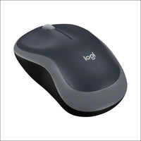 Logitech M185 Wireless Mouse, 2.4GHz with USB Mini Receiver, 12-Month Battery Life, 1000 DPI Optical Tracking, Ambidextrous PC/Mac/Laptop - Swift Gray