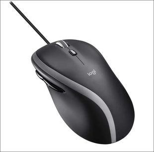 Logitech M500 Wired USB Mouse, High Precision 1000 DPI Laser Tracking, 7 Buttons, PC/Mac/Laptop - Black