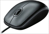 Logitech M500 Wired USB Mouse, High Precision 1000 DPI Laser Tracking, 7 Buttons, PC/Mac/Laptop - Black