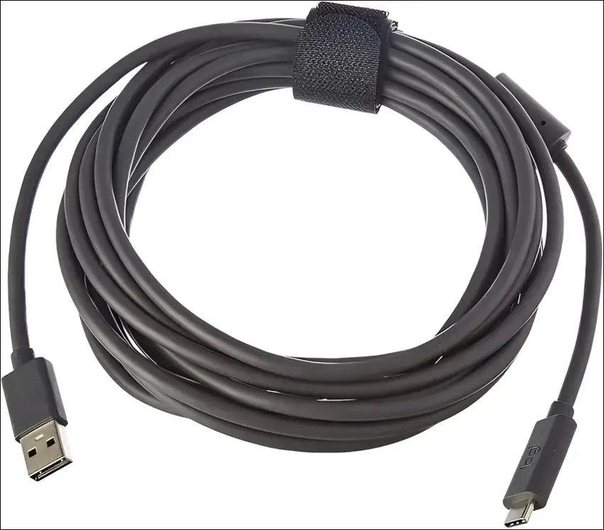Logitech Meetup USB to USB C Cable 5 m - Black