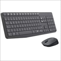 Logitech MK235 Wireless Keyboard and Mouse Combo for Windows, 2.4 GHz Wireless with Unifying USB-Receiver, Wireless Mouse, 15 FN Keys, 3-Year Battery Life, PC/Laptop, QWERTZ...