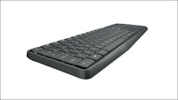 Logitech MK235 Wireless Keyboard and Mouse Combo for Windows, 2.4 GHz Wireless with Unifying USB-Receiver, Wireless Mouse, 15 FN Keys, 3-Year Battery Life, PC/Laptop, QWERTZ...