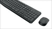 Logitech MK235 Wireless Keyboard and Mouse Combo for Windows, 2.4 GHz Wireless with Unifying USB-Receiver, Wireless Mouse, 15 FN Keys, 3-Year Battery Life, PC/Laptop, QWERTZ...