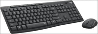 Logitech MK295 Silent Wireless Mouse & Keyboard Combo with SilentTouch Technology Full Numpad Advanced Optical Tracking