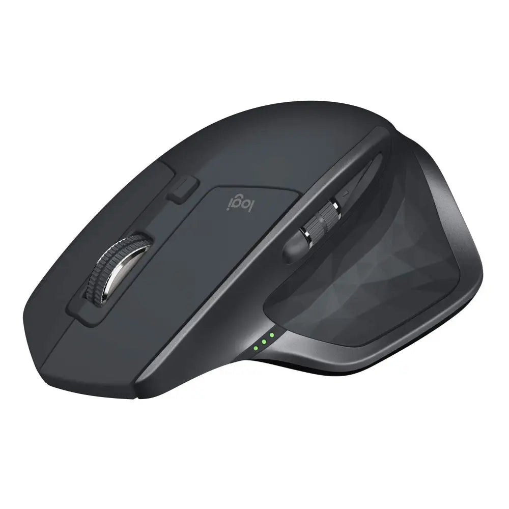 Logitech MX Master 2S Wireless Mouse, Multi-Device, Bluetooth or 2.4GHz Wireless with USB Unifying Receiver, 4000 DPI Any Surface Tracking, 7 Buttons, Fast Rechargeable,...