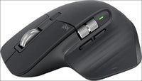 Logitech MX Master 2S Wireless Mouse, Multi-Device, Bluetooth or 2.4GHz Wireless with USB Unifying Receiver, 4000 DPI Any Surface Tracking, 7 Buttons, Fast Rechargeable,...