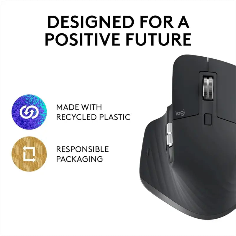 Logitech MX Master 3S Performance Wireless Mouse - Graphite
