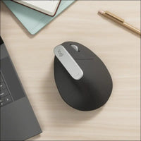 Logitech MX Vertical Ergonomic Mouse, Multi-Device, Bluetooth or 2.4GHz Wireless with USB Unifying Receiver, 4000 DPI Optical Tracking, 4 Buttons, Fast Charging,...