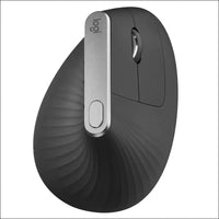 Logitech MX Vertical Ergonomic Mouse, Multi-Device, Bluetooth or 2.4GHz Wireless with USB Unifying Receiver, 4000 DPI Optical Tracking, 4 Buttons, Fast Charging,...