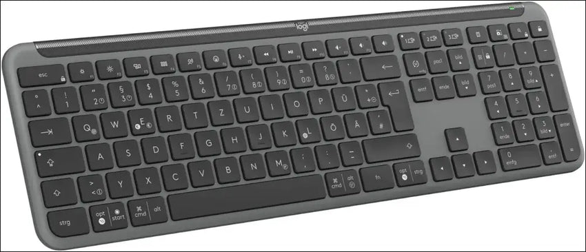 Logitech Signature Slim K950 Wireless Keyboard, Slim Design, Switch Between Devices While Typing, Quiet Typing, Bluetooth, Multi-OS, Windows, Mac, Chrome, DEU QWERTZ Layout,...