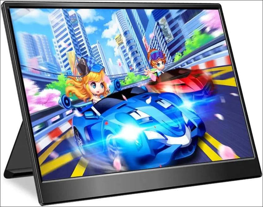 Magedok 18.5" 100Hz Portable Monitor | 1080P |100% Srgb|Plug & Play|Stand & VESA| Extended Computer Display for Laptop PC Windows Mac (15.6 inch 1080P 300Hz Nontouch)