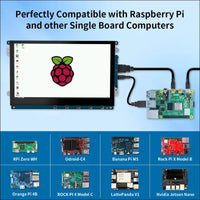 Magedok 9 Inch Touch Screen Display for Raspberry Pi,1280 x 720/ Anti-Glare/Optical Bonding Capacitive Screen/IPS /600 lumens/Wall Mountable/HDMI Portable Monitor